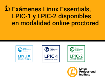 Exámenes Linux Essentials, LPIC-1 y LPIC-2 disponibles en modalidad online proctored